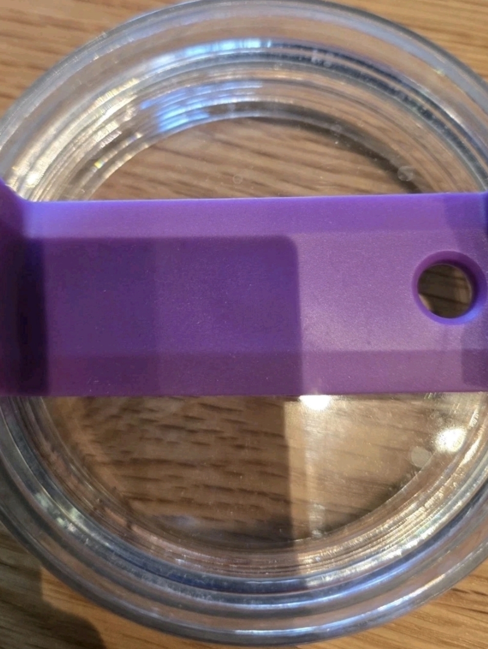 Purple 40oz Insulated Tumbler w Handle Personalized “Jen” Initial J Cup - Picture 9 of 11
